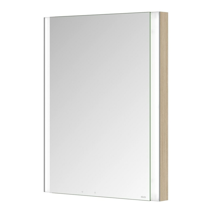 Keuco Armoire miroir 1 porte Somaris 60x71x11,5cm, BL, Connexion gauche, décor œuf