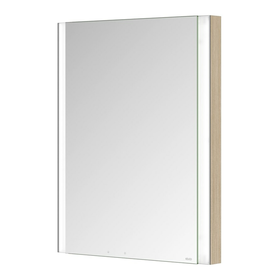 Keuco Armoire miroir 1 porte Somaris 60x71x11,5cm, BL, Connexion gauche, décor œuf