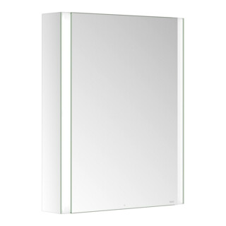 Keuco Armoire miroir 1 porte Somaris 65x73x13cm, applique, raccords, chromé