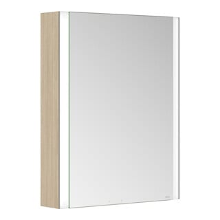 Keuco Armoire miroir 1 porte Somaris 65x73x13cm, WV, Hz, à gauche, Ei he Dek.