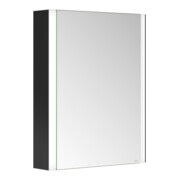 Keuco Armoire miroir 1 porte Somaris 65x73x13cm, WV, Hz, Conn. droite, noir mat-4