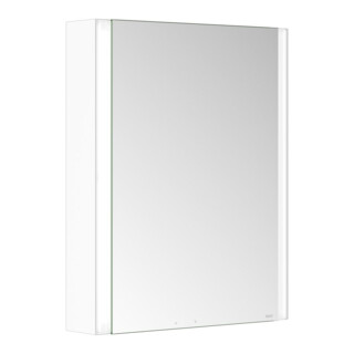 Keuco Armoire miroir 1 porte Somaris 65x73x13cm, WV, Hz, Conn. g, bl. ma