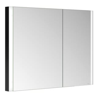 Keuco Armoire miroir 2 portes Somaris 100x71x11,5 cm, blanc, asy, charnière miroir