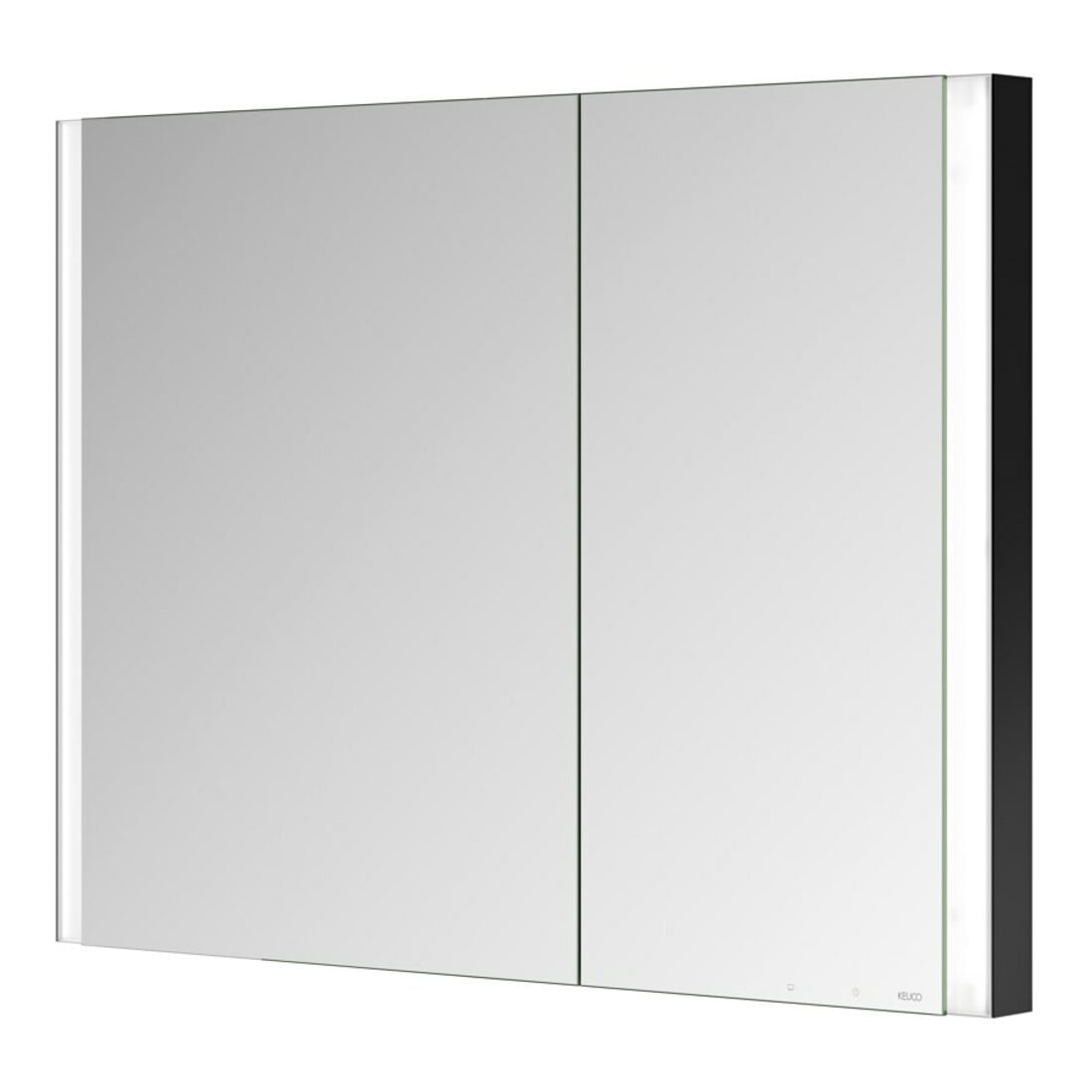 Keuco Armoire miroir 2 portes Somaris 100x71x11,5 cm, blanc, asy, charnière miroir