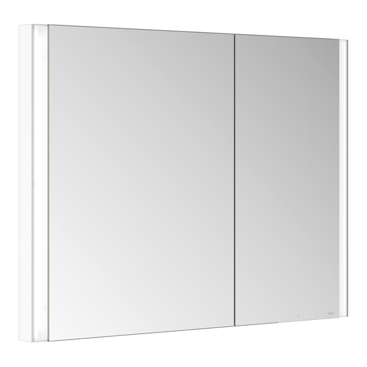 Keuco Armoire miroir 2 portes Somaris 100x71x11,5 cm, blanc mat, WE, asy, miroir Hz.