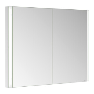 Keuco Armoire miroir 2 portes Somaris 100x71x11,5 cm, verre dépoli, BL, chauffage miroir
