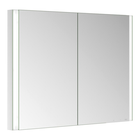 Keuco Armoire miroir 2 portes Somaris 100x71x11,5 cm, verre dépoli, BL, chauffage miroir