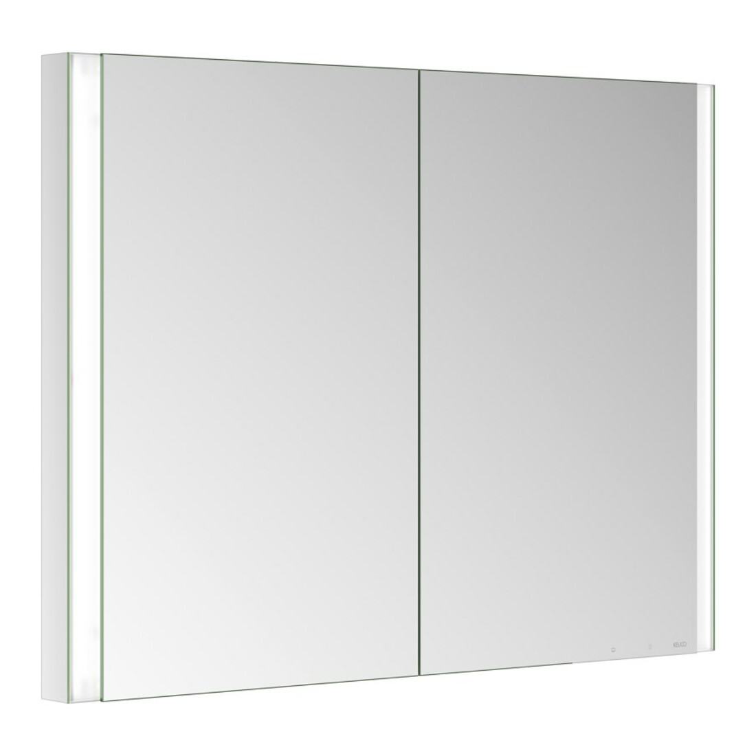Keuco Armoire miroir 2 portes Somaris 100x71x11,5 cm, verre dépoli, BL, chauffage miroir