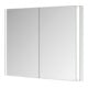 Keuco Armoire miroir 2 portes Somaris 100x71x11,5 cm, verre dépoli, BL, chauffage miroir-5