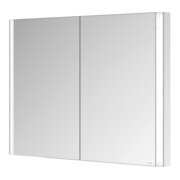 Keuco Armoire miroir 2 portes Somaris 100x71x11,5 cm, verre dépoli, BL, chauffage miroir-5