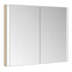 Keuco Armoire miroir 2 portes Somaris 100x71x11,5cm, décor œuf clair, encastrable mural-4