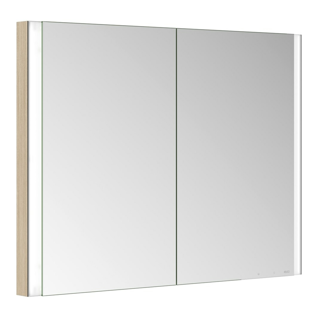Keuco Armoire miroir 2 portes Somaris 100x71x11,5cm, E h Déc., BL, Miroir-Gz.