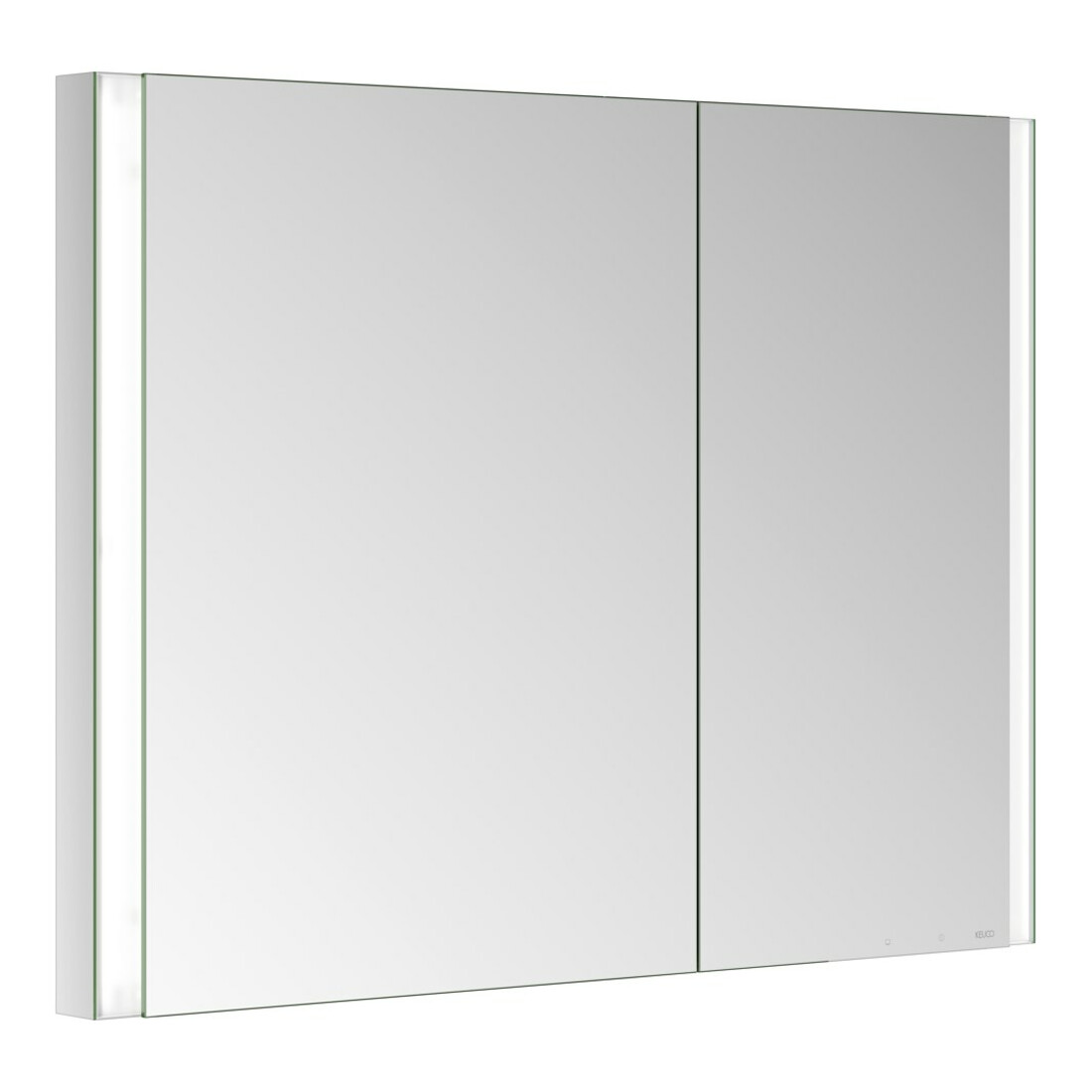 Keuco Armoire miroir 2 portes Somaris 100x71x11,5cm, vsp, BL, asy, miroir Hz.