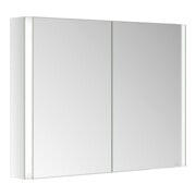 Keuco Armoire miroir 2 portes Somaris 100x71x12,7 cm, avant, miroir H-L-P-2