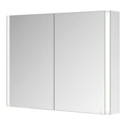 Keuco Armoire miroir 2 portes Somaris 100x71x12,7 cm, avant, miroir H-L-P-4