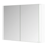 Keuco Armoire miroir 2 portes Somaris 100x71x12,7 cm, blanc mat, applique, miroir HZ-2