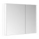 Keuco Armoire miroir 2 portes Somaris 100x71x12,7 cm, blanc mat, WV, Hz, asym.-2