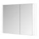 Keuco Armoire miroir 2 portes Somaris 100x71x12,7 cm, blanc mat, WV, Hz, asym.-4