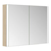 Keuco Armoire miroir 2 portes Somaris 100x71x12,7 cm, H I P, WV, Charnières miroir-2