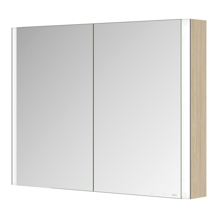 Keuco Armoire miroir 2 portes Somaris 100x71x12,7 cm, H I P, WV, Charnières miroir