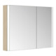 Keuco Armoire miroir 2 portes Somaris 100x71x12,7 cm, H I P, WV, Hz, asym.-2
