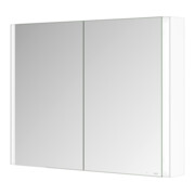 Keuco Armoire miroir 2 portes Somaris 100x71x12,7cm, blanc mat, applique murale-2