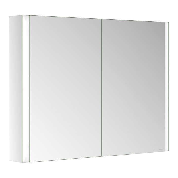 Keuco Armoire miroir 2 portes Somaris 100x71x12,7cm, miroir, applique murale