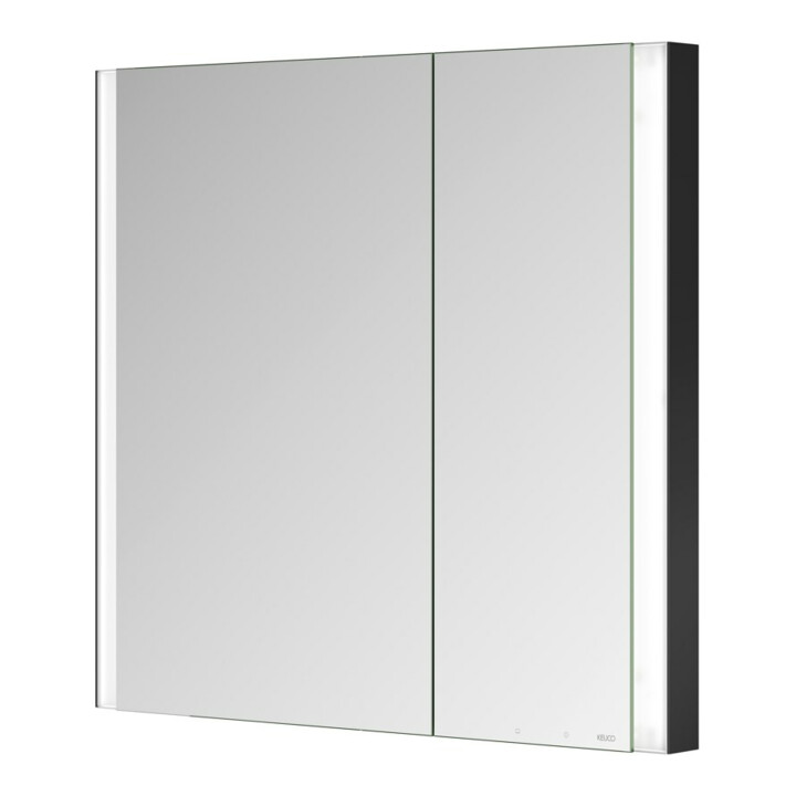 Keuco Armoire miroir 2 portes Somaris 80x71x11,5 cm, blanc, asy, miroir Hz.