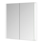 Keuco Armoire miroir 2 portes Somaris 80x71x11,5 cm, blanc mat, encastrable mural-4