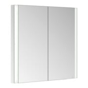 Keuco Armoire miroir 2 portes Somaris 80x71x11,5 cm, dépoli, BL, chauffage miroir-5
