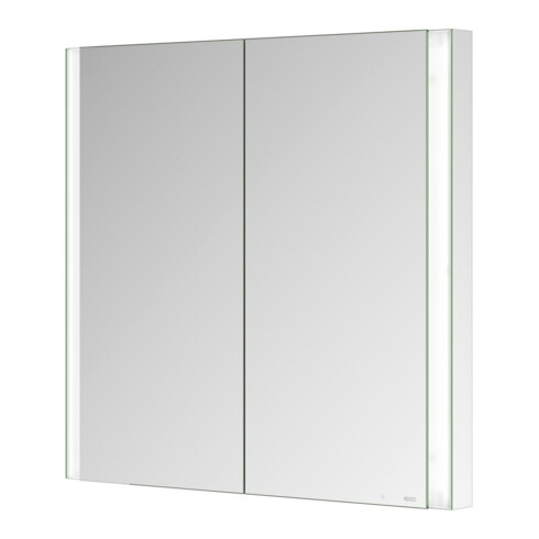 Keuco Armoire miroir 2 portes Somaris 80x71x11,5 cm, miroir, encastrable mural