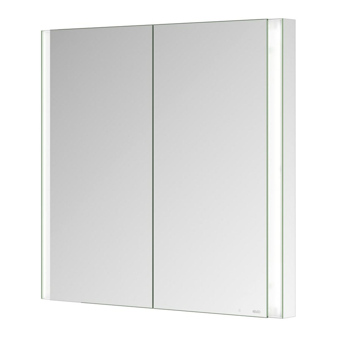 Keuco Armoire miroir 2 portes Somaris 80x71x11,5 cm, miroir, encastrable mural