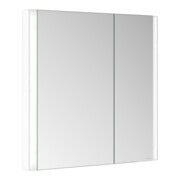Keuco Armoire miroir 2 portes Somaris 80x71x11,5cm, blanc, asy, charnière miroir