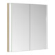 Keuco Armoire miroir 2 portes Somaris 80x71x11,5cm, décor chêne, blanc, miroir Hz.-5