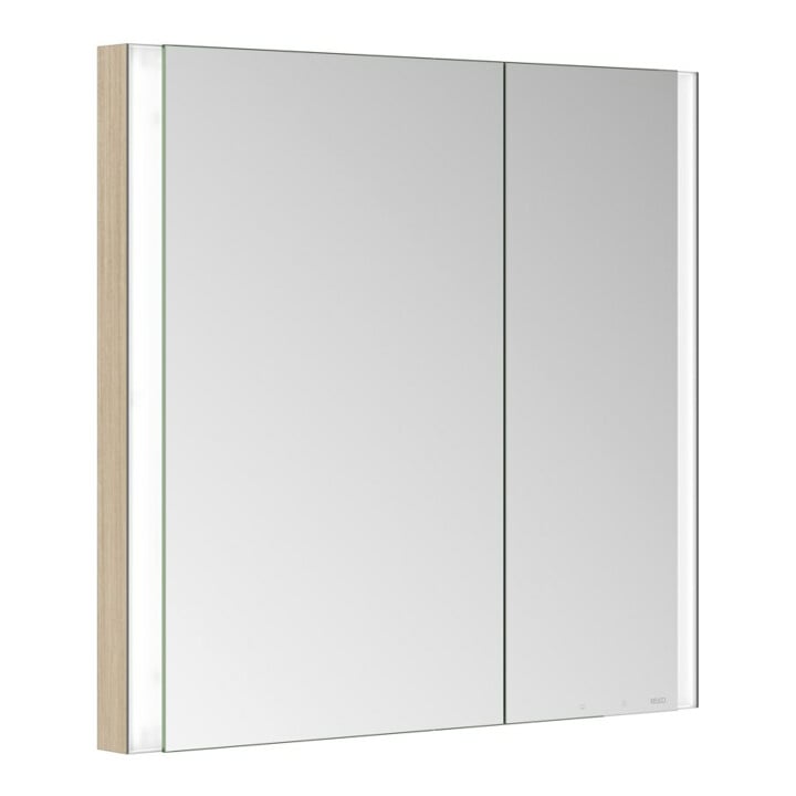 Keuco Armoire miroir 2 portes Somaris 80x71x11,5cm, H I P, BL, asy, Hz