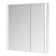 Keuco Armoire miroir 2 portes Somaris 80x71x11,5cm, vsp, BL, asy, Miroir-Écl.