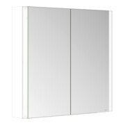 Keuco Armoire miroir 2 portes Somaris 80x71x12,7 cm, blanc mat, fixation murale-2