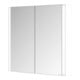 Keuco Armoire miroir 2 portes Somaris 80x71x12,7 cm, blanc mat, fixation murale-4