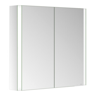 Keuco Armoire miroir 2 portes Somaris 80x71x12,7cm, miroir, pose murale