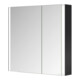 Keuco Armoire miroir 2 portes Somaris 80x71x12,7cm, s m, WV, Hz, asym.-5