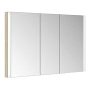 Keuco Armoire miroir 3 portes Somaris 120x71x11,5 cm, BL, décor chêne clair-2
