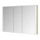 Keuco Armoire miroir 3 portes Somaris 120x71x11,5 cm, BL, H, décor œuf-4