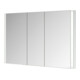Keuco Armoire miroir 3 portes Somaris 120x71x11,5 cm, encastrable murale, miroir-2