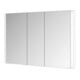 Keuco Armoire miroir 3 portes Somaris 120x71x11,5 cm, encastré mural, blanc mat-2