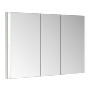 Keuco Armoire miroir 3 portes Somaris 120x71x11,5cm, BL, Chauffage miroir, satiné-5