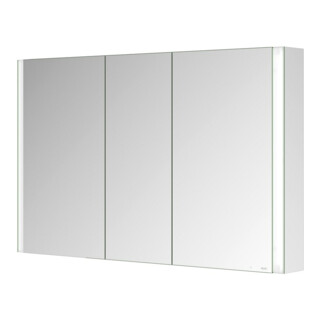 Keuco Armoire miroir 3 portes Somaris 120x71x12,7cm, applique murale, miroir intégral