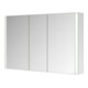 Keuco Armoire miroir 3 portes Somaris 120x71x12,7cm, applique murale, miroir intégral-1
