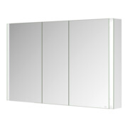 Keuco Armoire miroir 3 portes Somaris 120x71x12,7cm, applique murale, miroir intégral