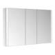 Keuco Armoire miroir 3 portes Somaris 120x71x12,7cm, applique murale, miroir intégral-2
