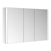 Keuco Armoire miroir 3 portes Somaris 120x71x12,7cm, applique murale, miroir intégral-5